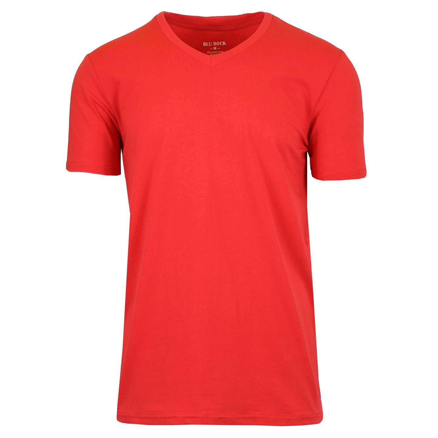 Men's Short Sleeve V-Neck Cotton Stretch Tees