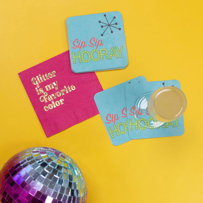 Glitter is My Favorite Color Napkin
