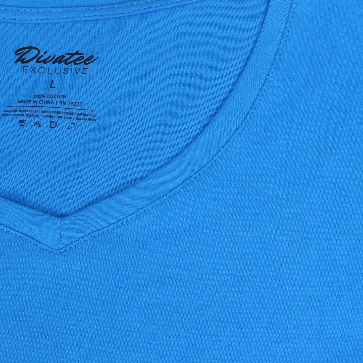 Women's Relaxed Fit Short Sleeve Cotton V-Neck Tees