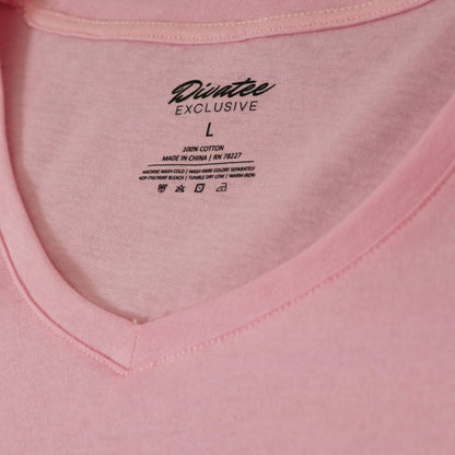 Women's Relaxed Fit Short Sleeve Cotton V-Neck Tees