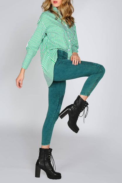 Striped Shirt And Shorts Sets KC6158-L