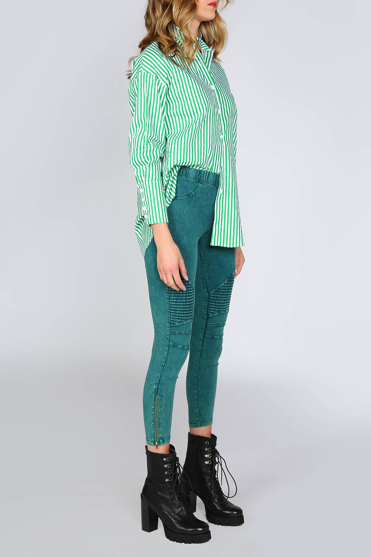Striped Shirt And Shorts Sets KC6158-L