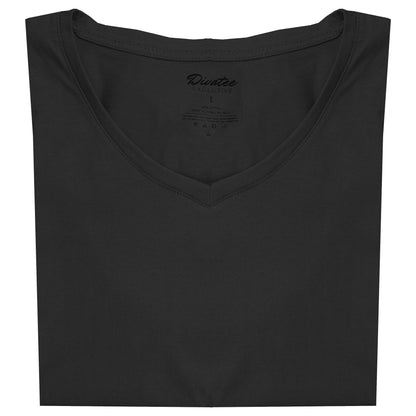 Women's Relaxed Fit Short Sleeve Cotton V-Neck Tees