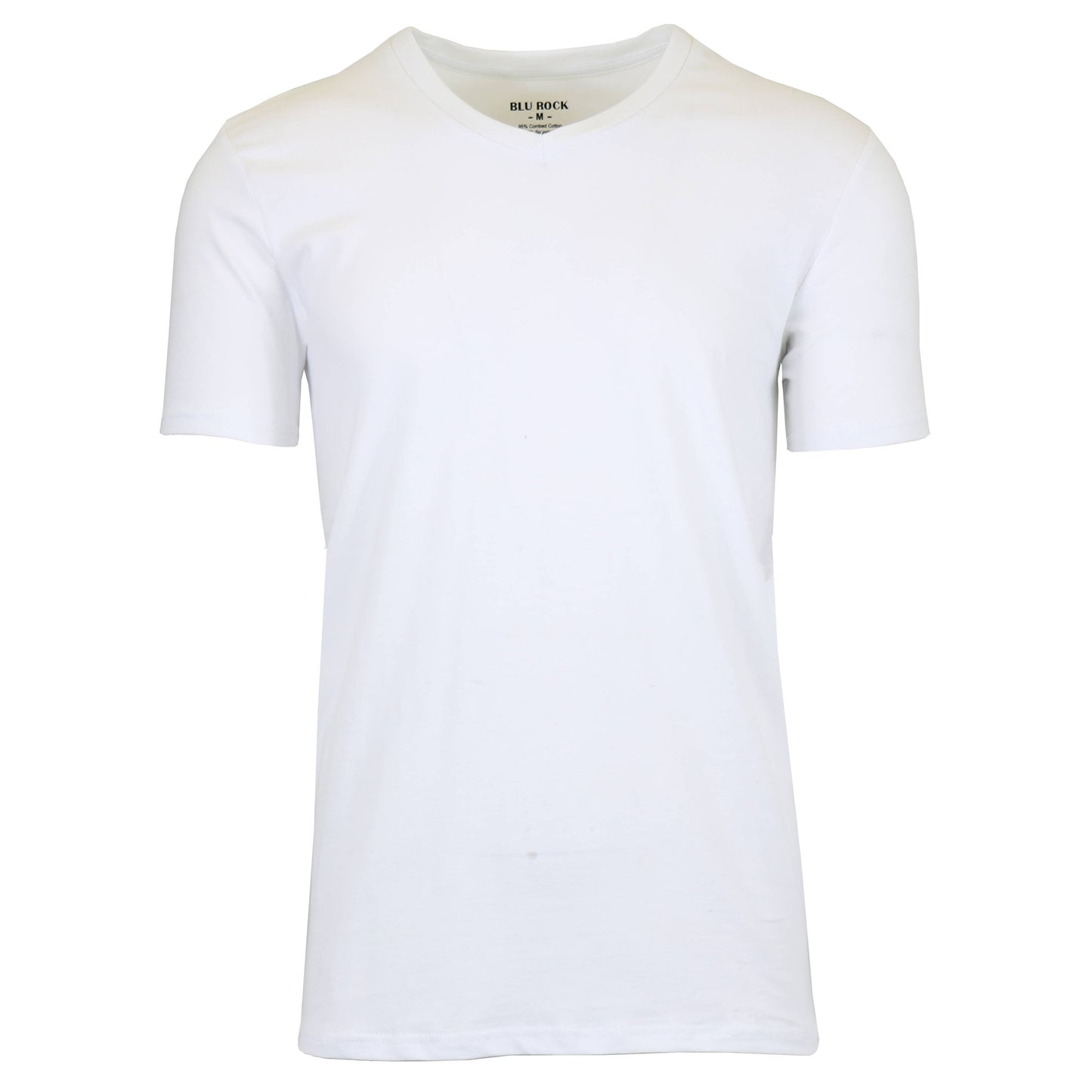 Men's Short Sleeve V-Neck Cotton Stretch Tees
