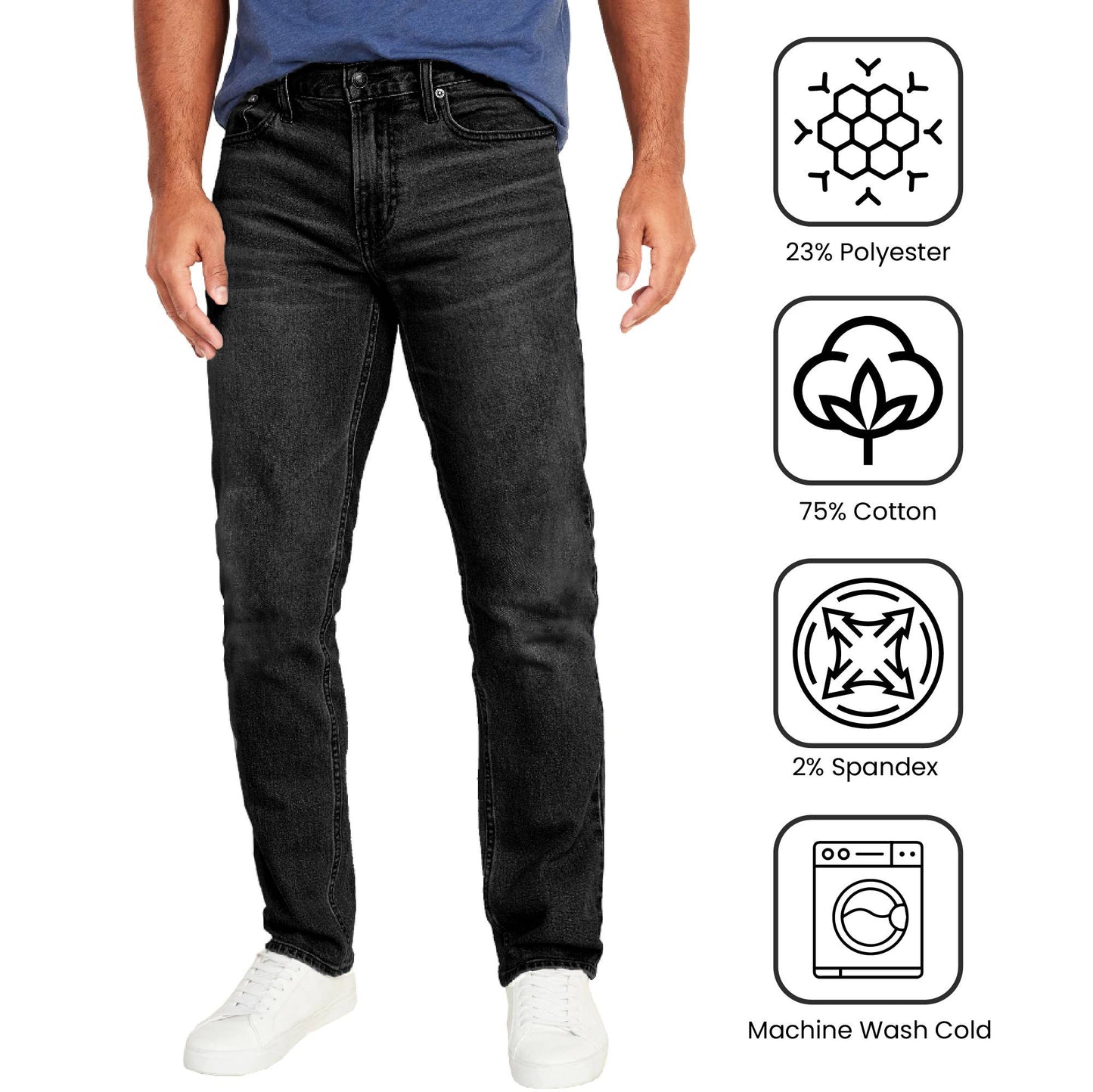 Jeans Slim Straight-legged