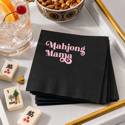 Mahjong Cocktail Napkin
