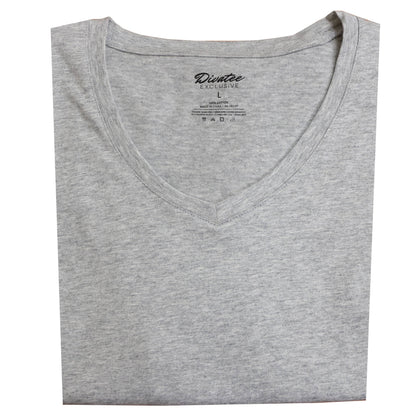 Women's Relaxed Fit Short Sleeve Cotton V-Neck Tees