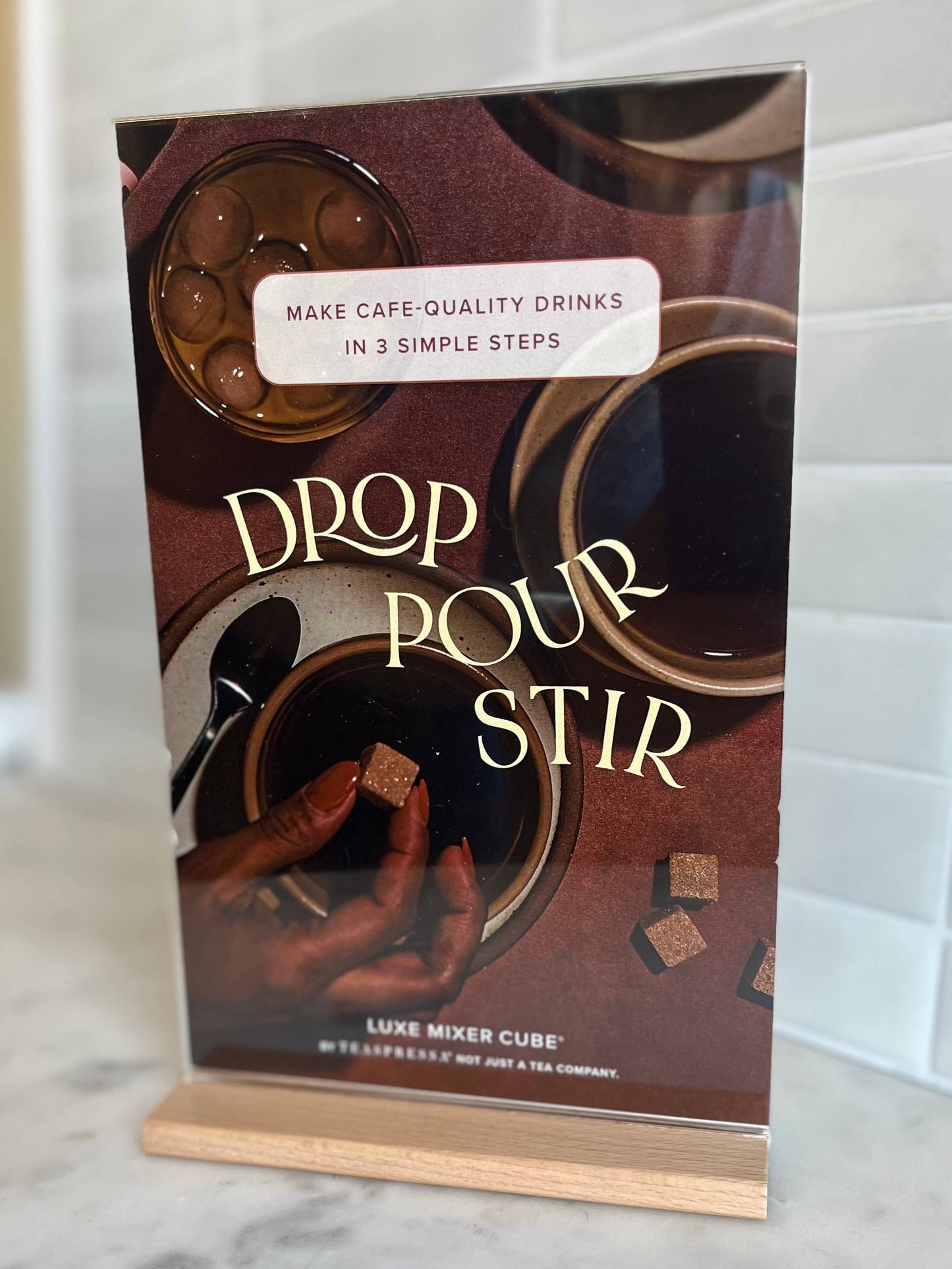 "Steps" Drink Signage