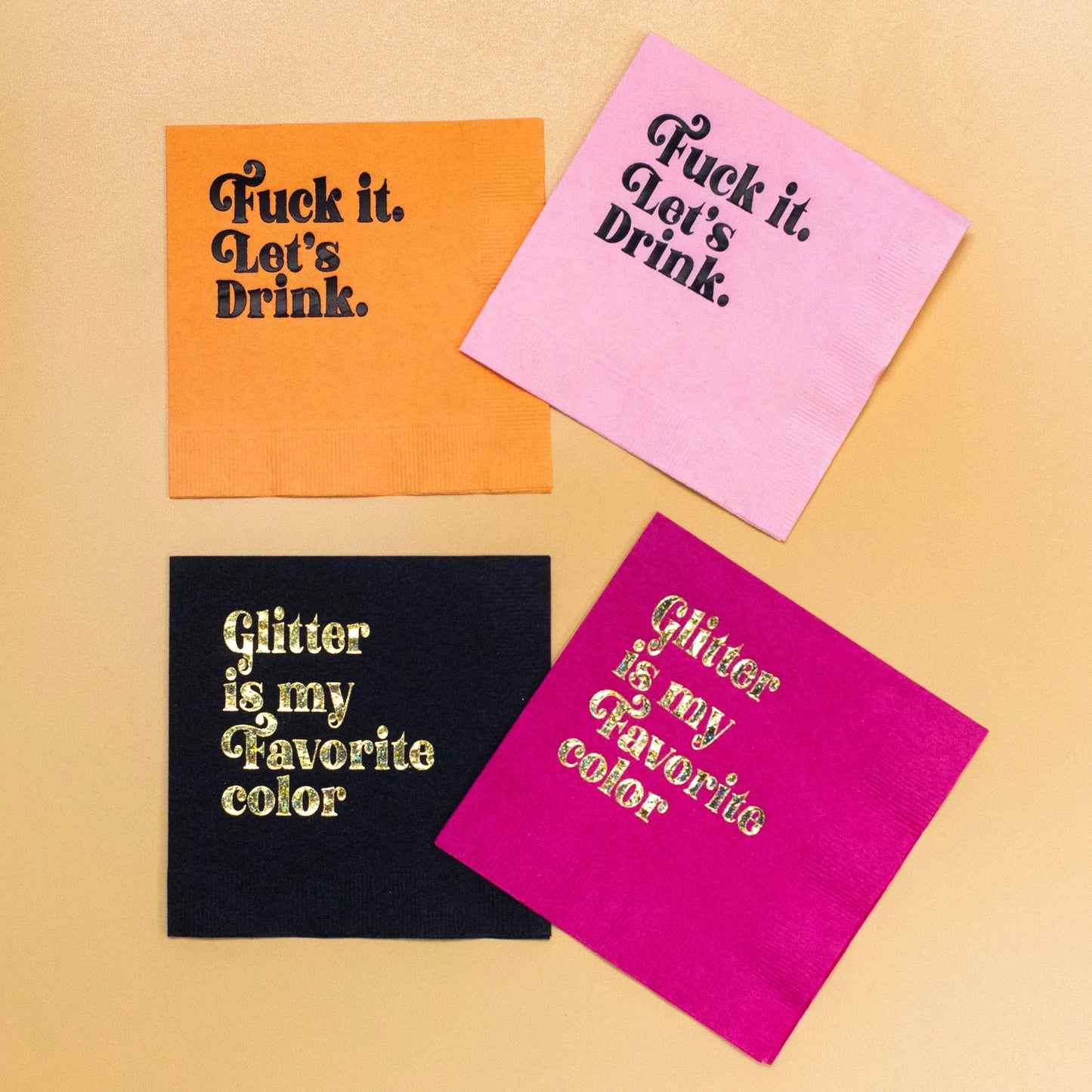 Glitter is My Favorite Color Napkin