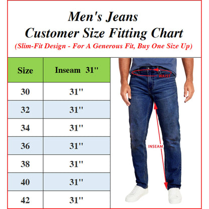 Jeans Slim Straight-legged