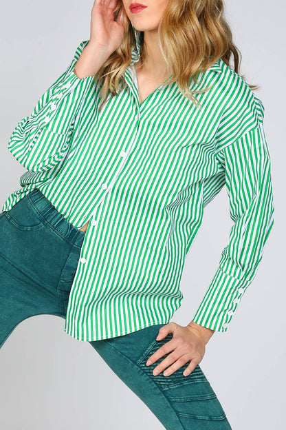 Striped Shirt And Shorts Sets KC6158-L