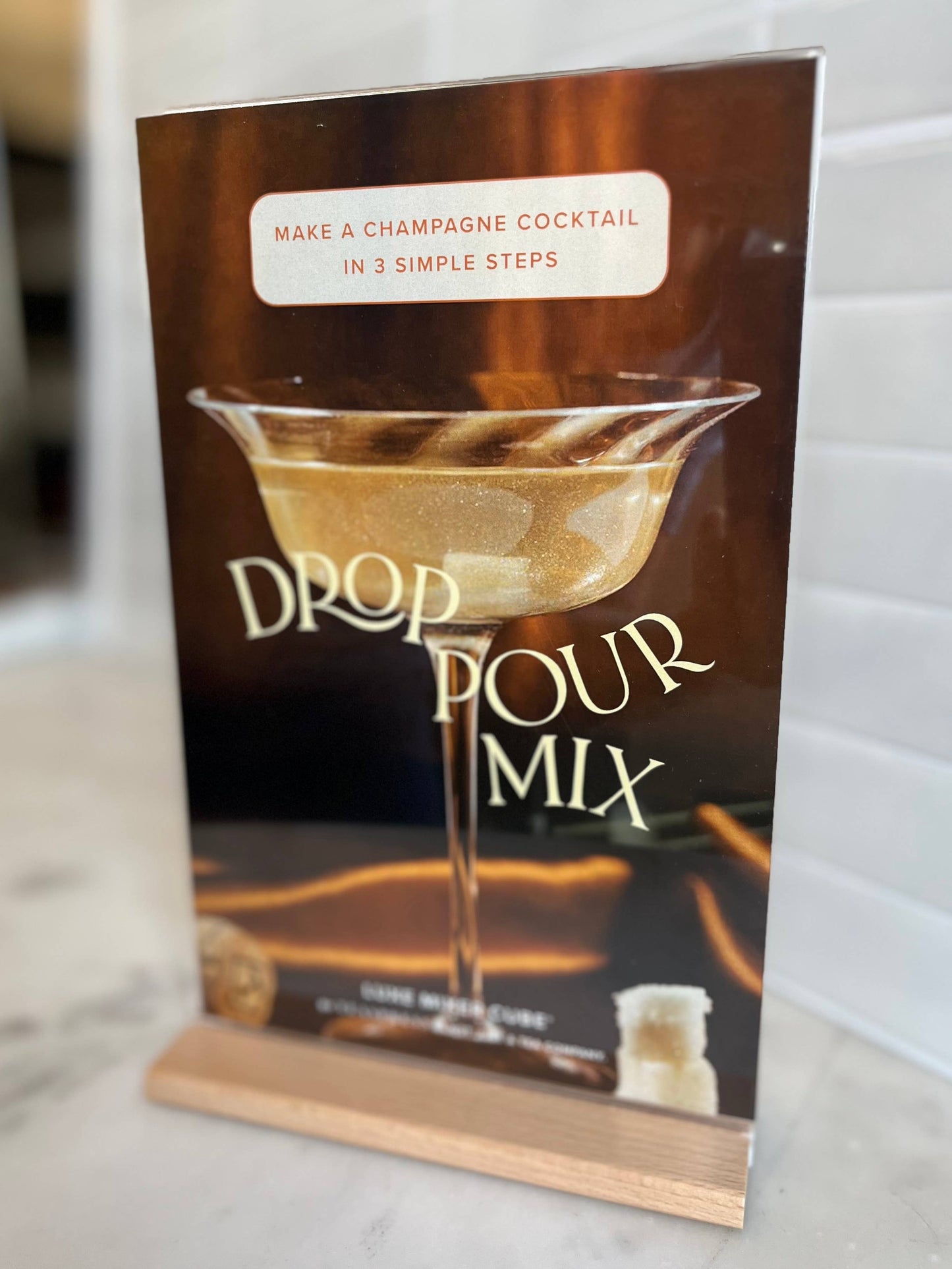 "Steps" Drink Signage