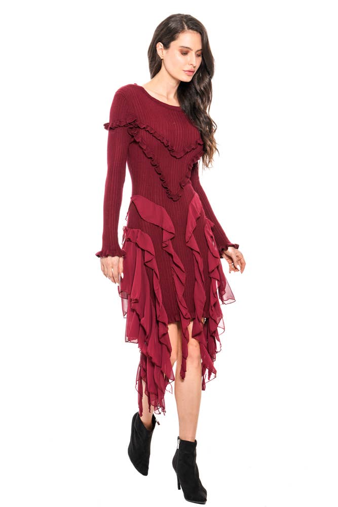 Dress, ruffle
