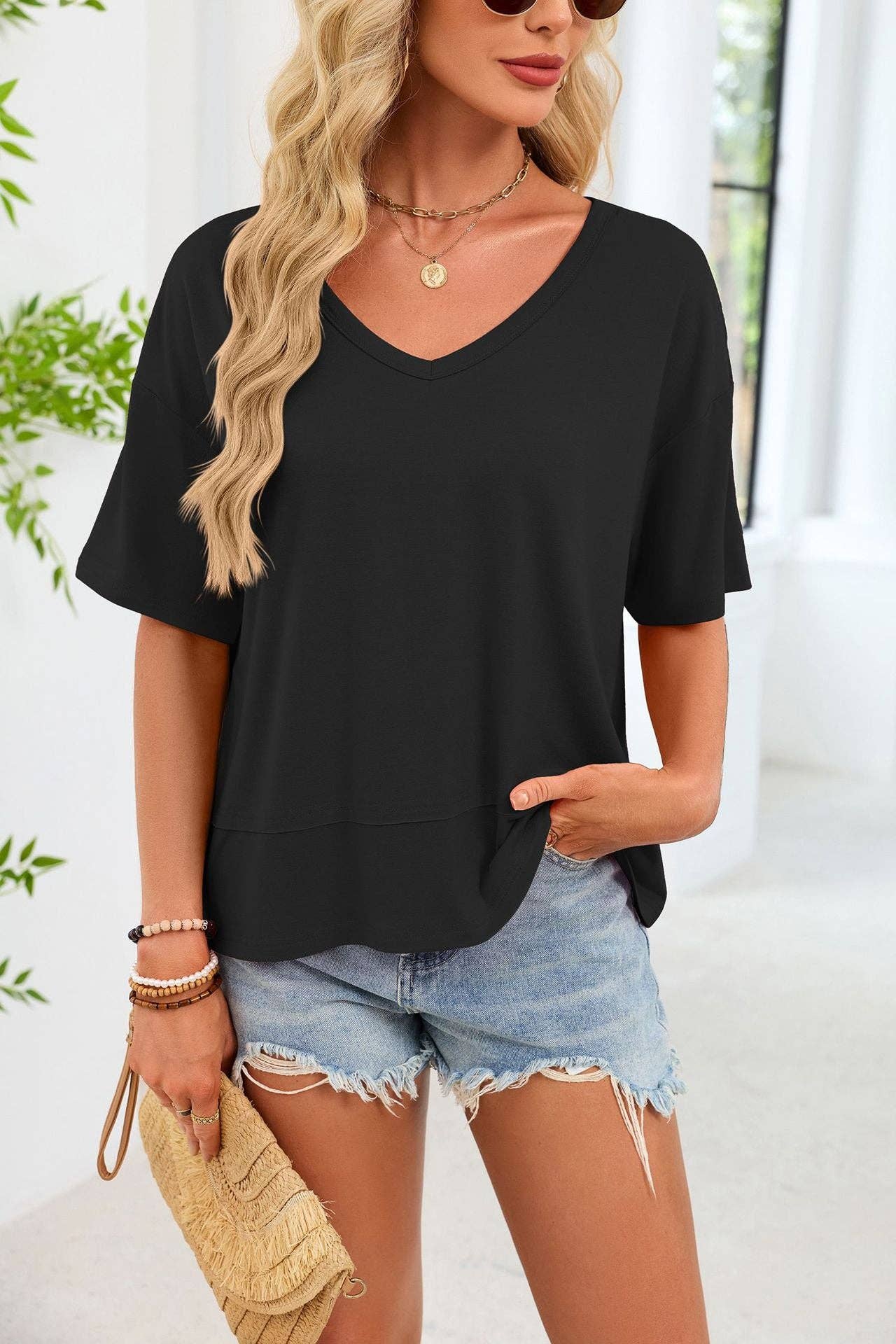 V Neck Tee
